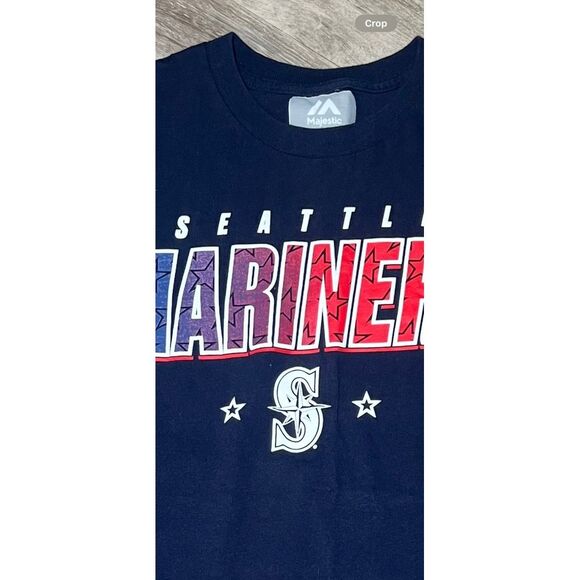 Seattle Mariners starry Banner, Majestic men's size medium - Picture 4 of 4
